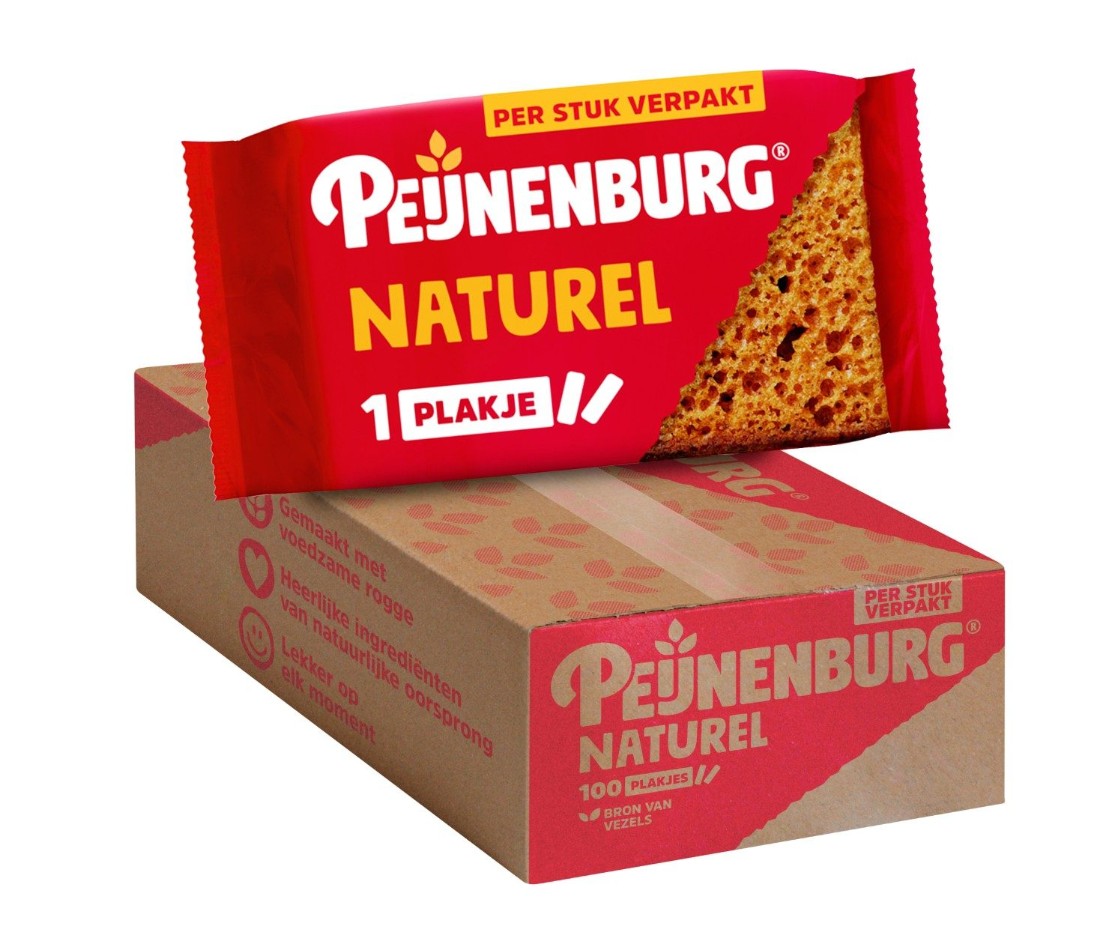 Peijnenburg Ontbijtkoek Monopacks 100x1st